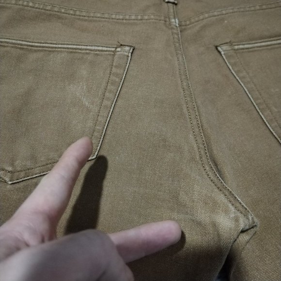 Carhartt WIP Jeans Men 33x32 (34x31) Tan Brown Klondike XXV 25 Years Anniversary - Picture 8 of 16